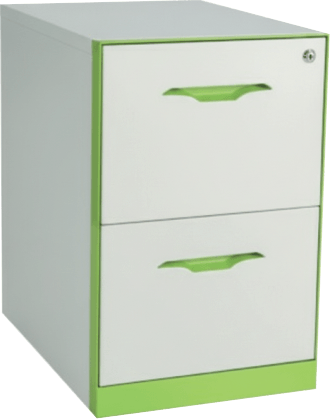 ZAKKAA Steel Vertical Filing Cabinet – 2 Drawer Office Storage Cabinet