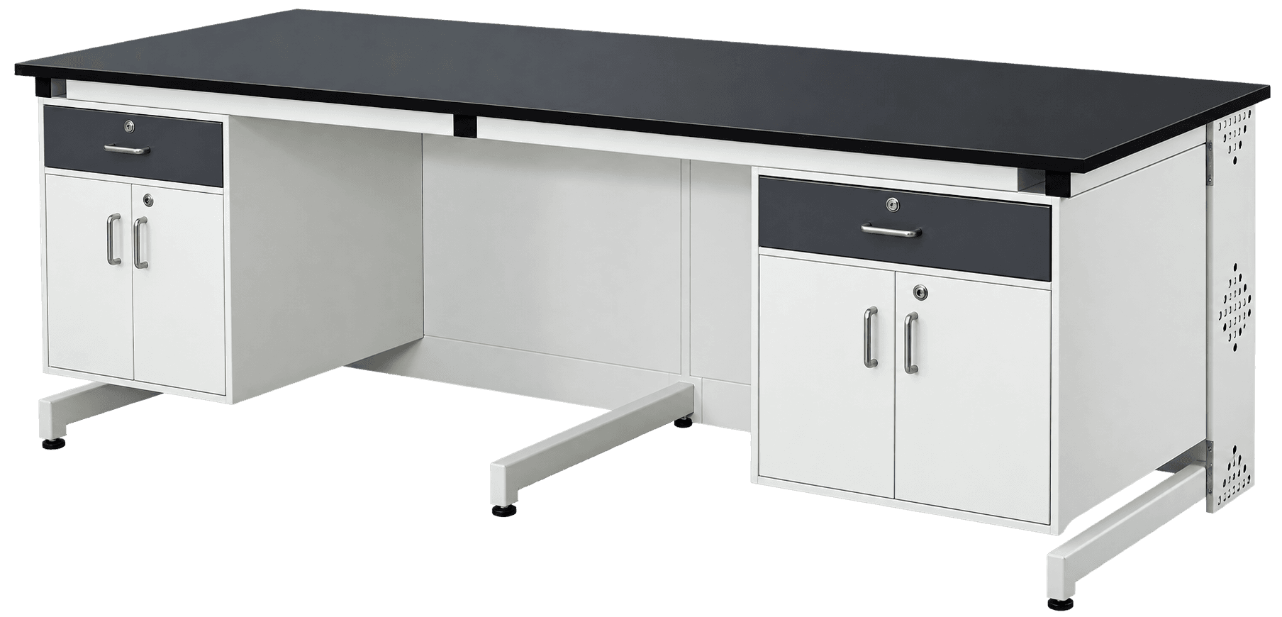 ZAKKAA Laboratory Wall Side Table with Storage |