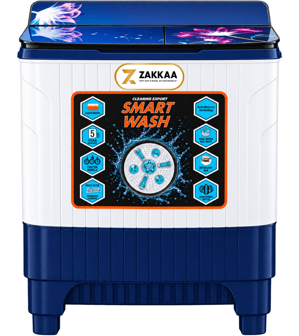 ZAKKAA 7.5 KG Semi-Automatic Washing Machine