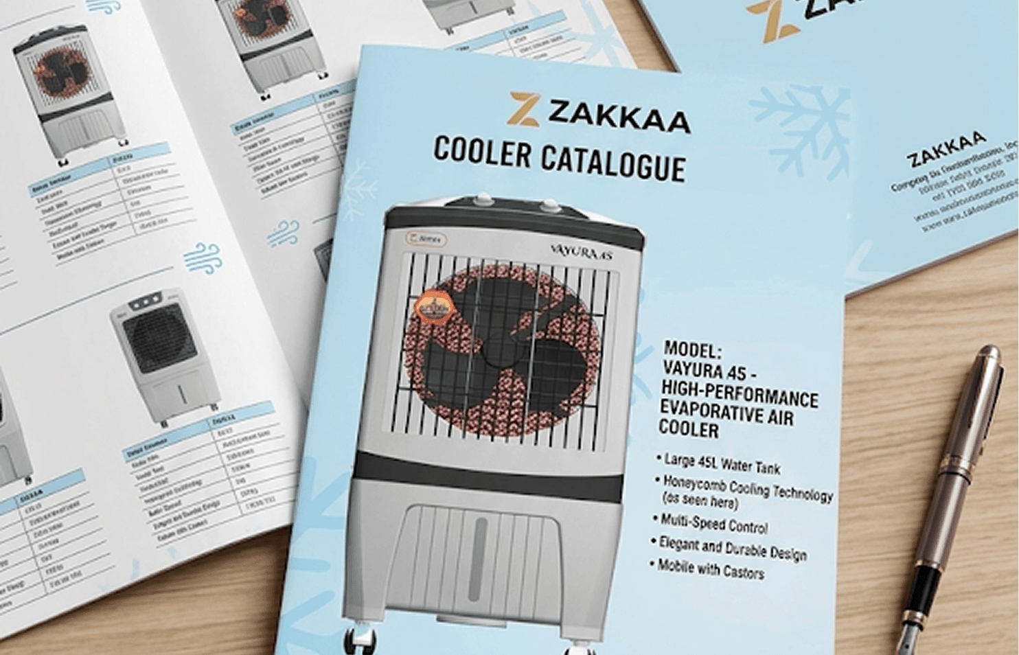 ZAKKAA Catalog Spread