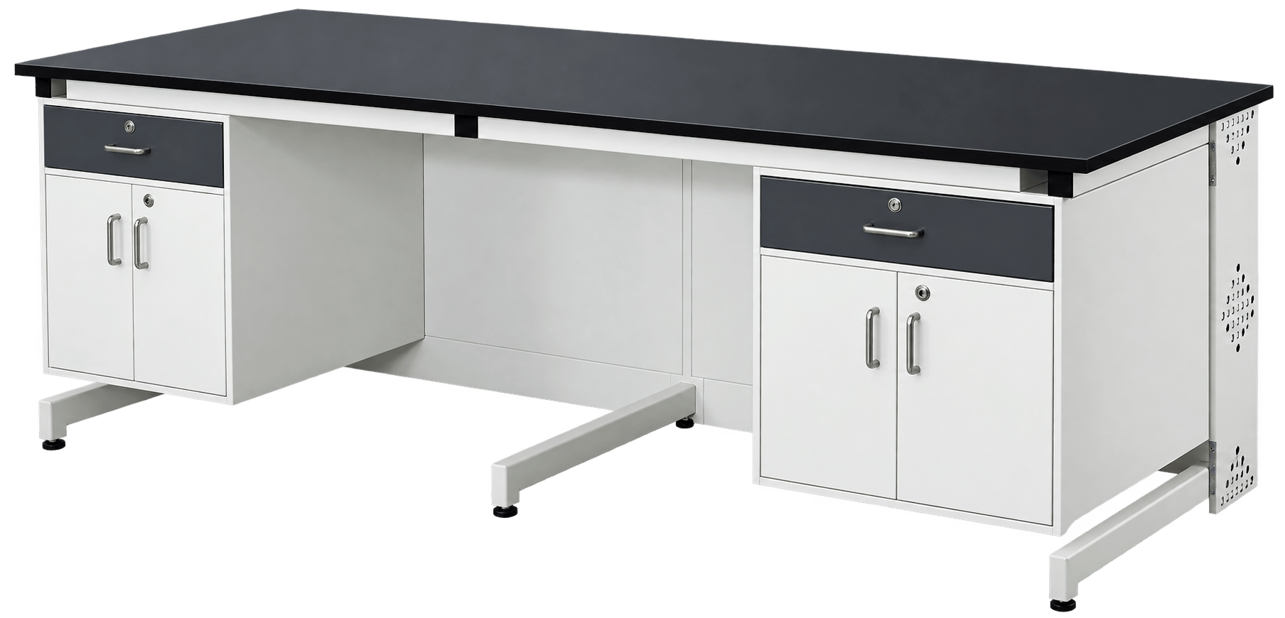 ZAKKAA Laboratory Wall Side Table with Storage |