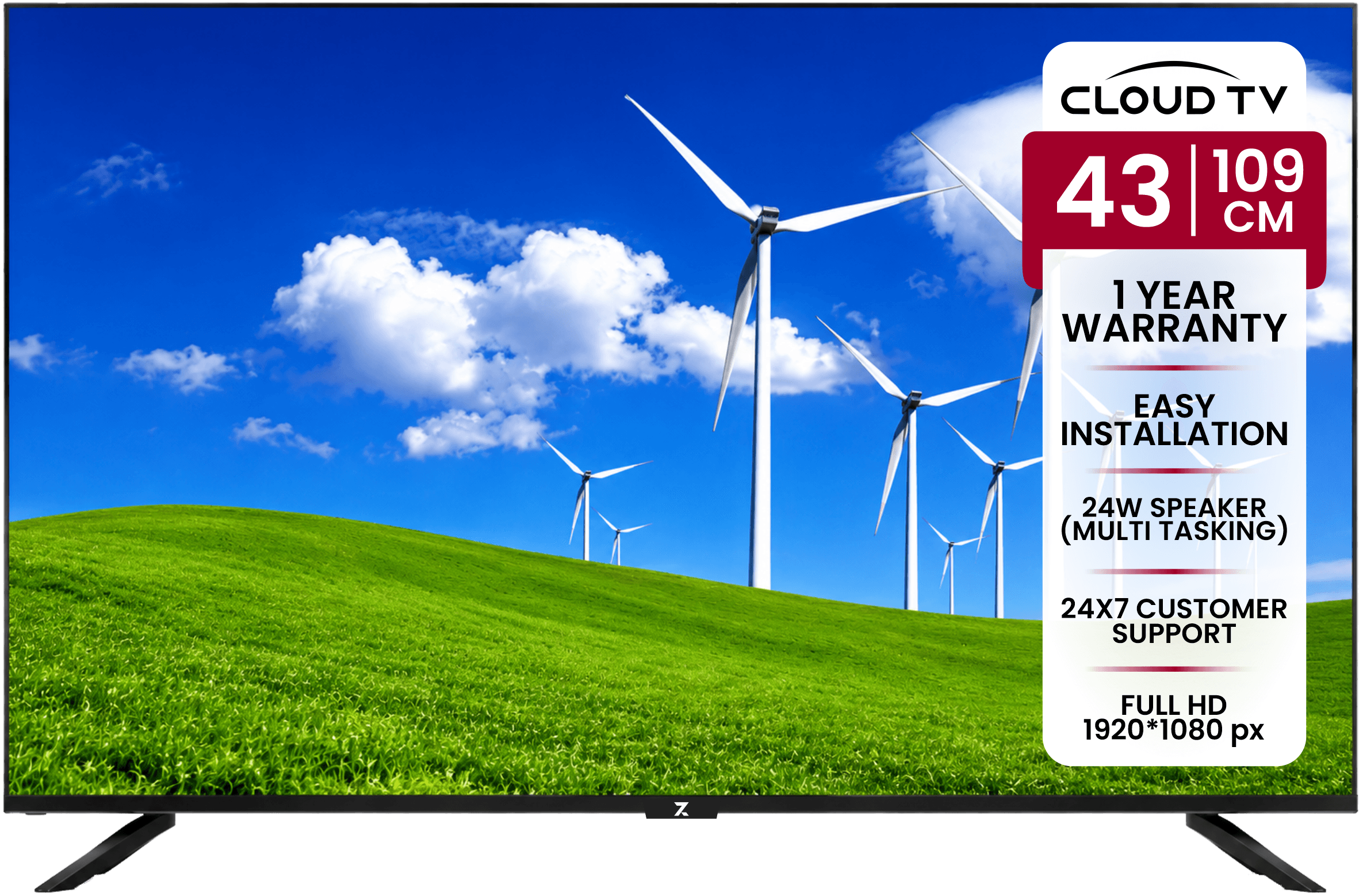 ZAKKAA Cloud TV Full HD LED TV ZKCT-12