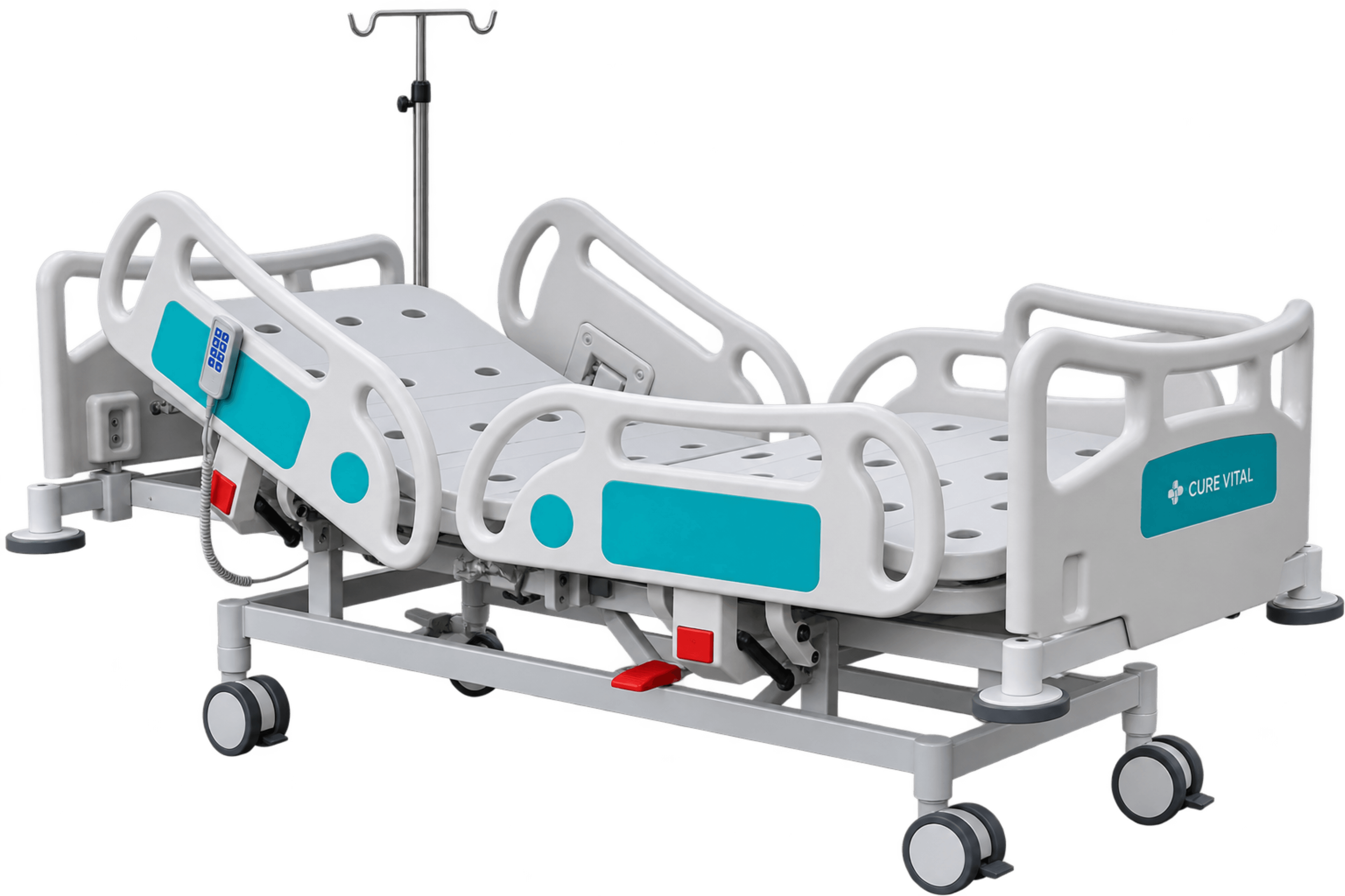 Revive Standard Semi-Motorised ICU Bed | Advanced Patient Care Hospital Bed