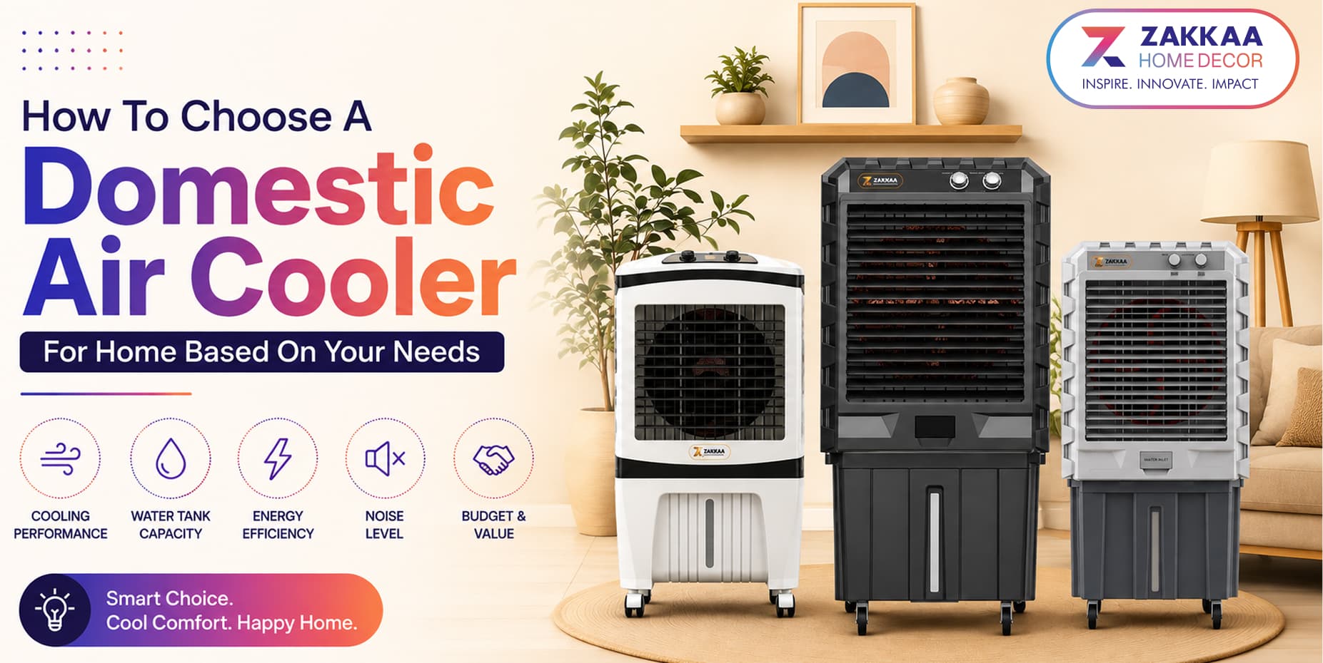 How To Choose A Domestic Air Cooler For Home Based On Your Needs