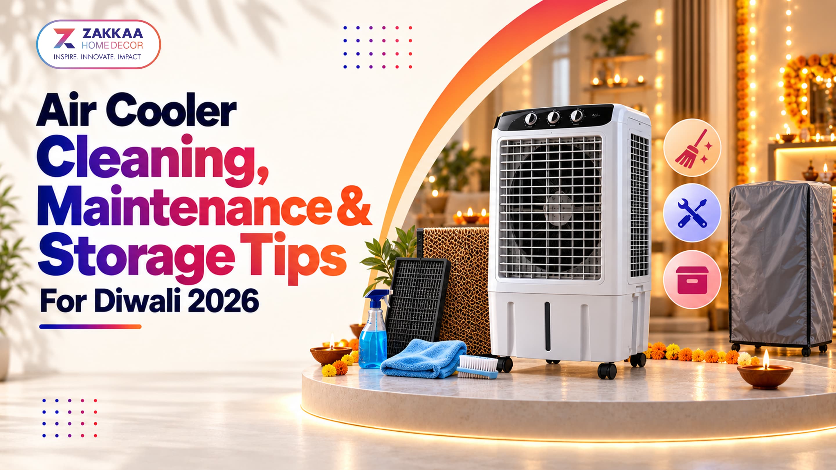 Air Cooler Cleaning, Maintenance & Storage Tips For Diwali 2026