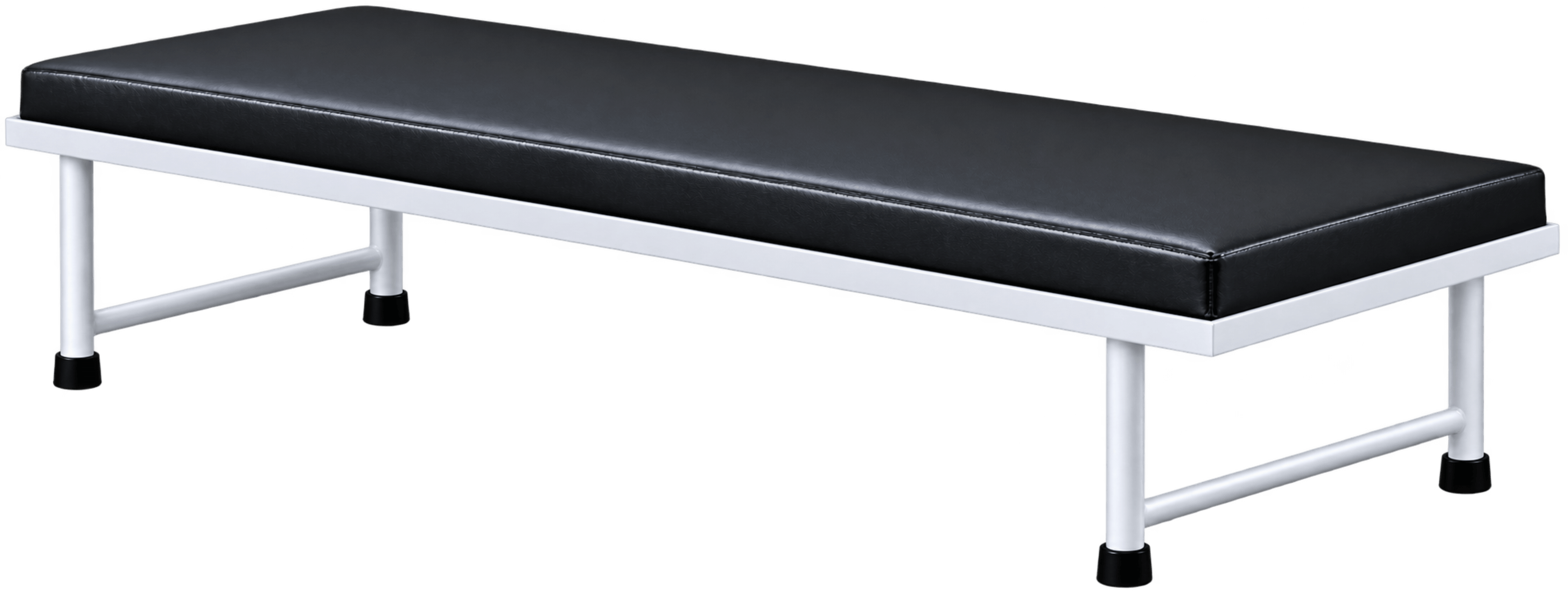 ZAKKAA Plain Attendant Bed with Mattress – Hospital Attendant Cot