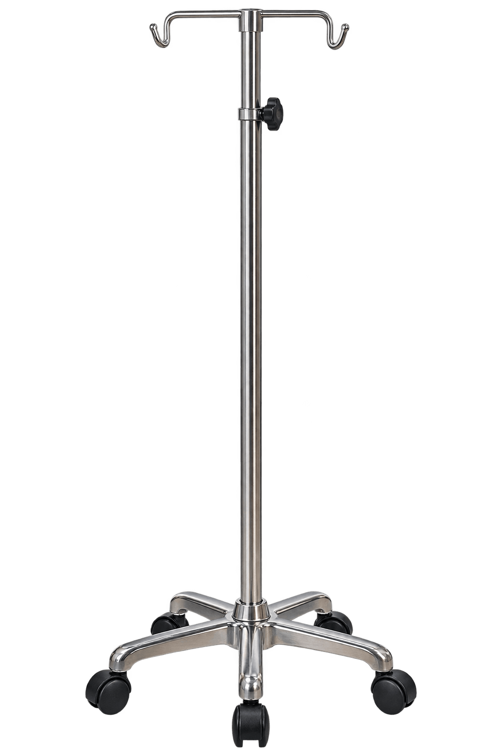 ZAKKAA Single IV Stand with SS Base & SS Rod