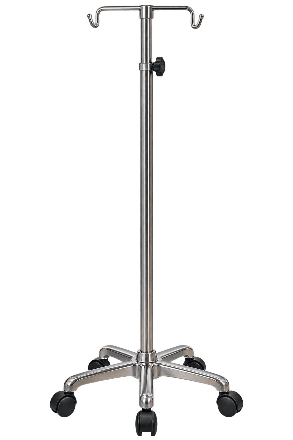 ZAKKAA Single IV Stand with SS Base & SS Rod