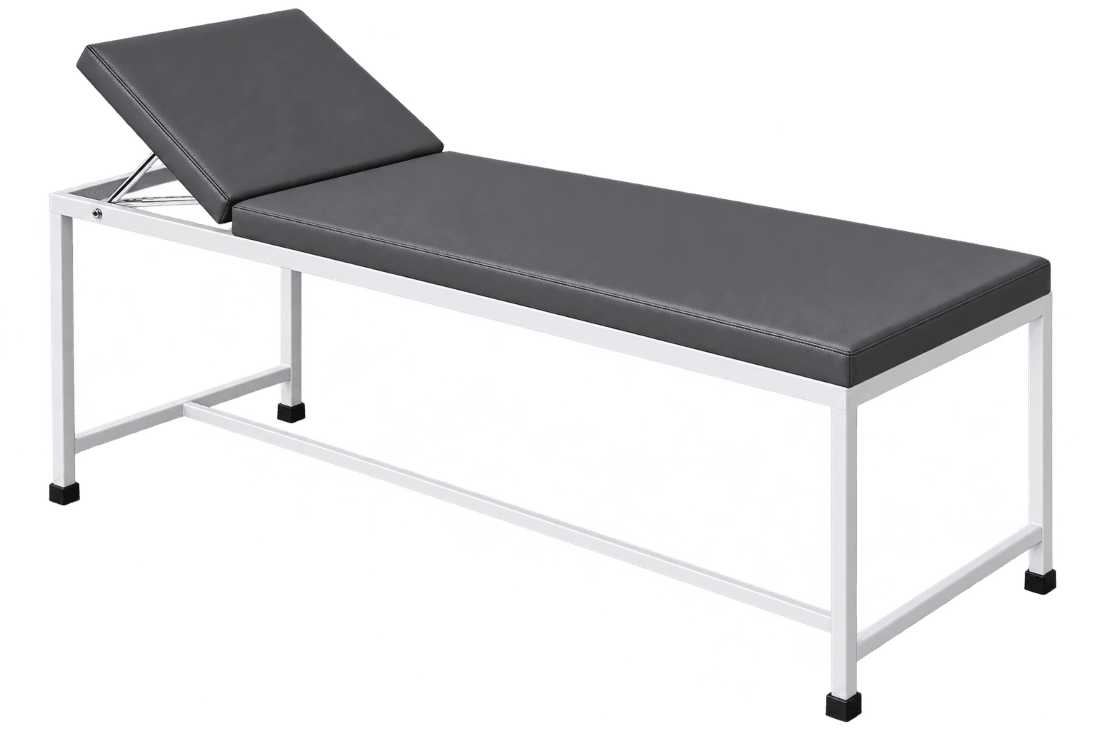 ZAKKAA Hospital Examination Table – Two Section Top with Fix Mattress, Powder Coated