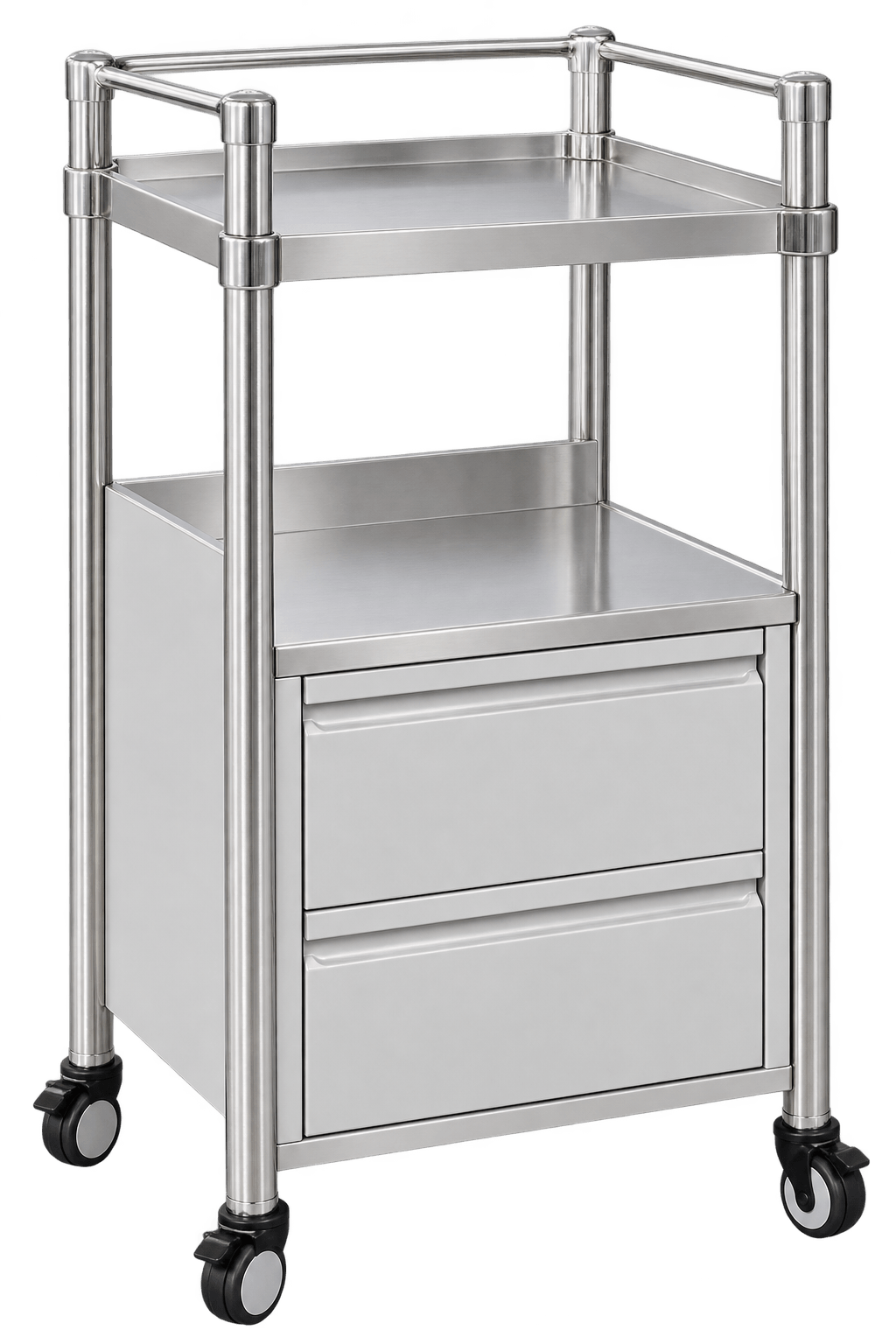 ZAKKAA General Hospital Bedside Locker | Metal Storage